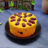 奶香果干南瓜发糕