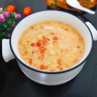 番茄丝瓜补钙粥