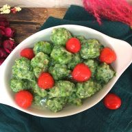 辅食计划荠菜鱼肉丸