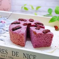 好吃不上火红枣紫薯发糕