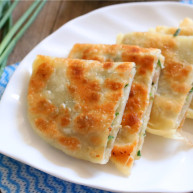 香葱煎肉饼