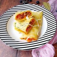 宝宝辅食—三丝香葱鸡蛋卷饼