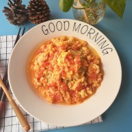 宝宝辅食西红柿鸡蛋拌面