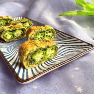 宝宝辅食12M菠菜秋葵厚蛋烧