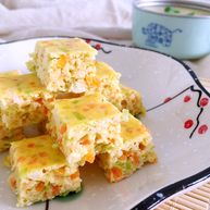 蔬菜豆腐虾泥糕