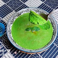 菠菜鸡蛋糕豆浆版