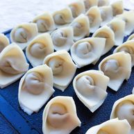 胡萝卜西兰花蛋黄猪肉小馄饨