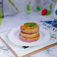 洋葱圈鸡蛋肉糜饼