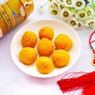 口感超赞的黄金红薯球