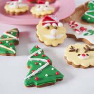 姜饼圣诞翻糖饼干