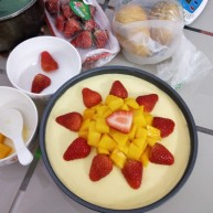 免烤箱零失败芒果慕斯蛋糕