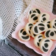 创意奶牛花纹切片馒头