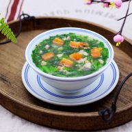 茼蒿肉末营养羹