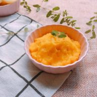 南瓜蛋黄泥6个月