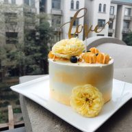 蜂蜜柚香戚风蛋糕