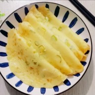 葱花鸡蛋小薄饼