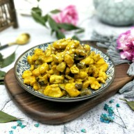 做年货滋味鲜美的咖喱鸡胸肉丁