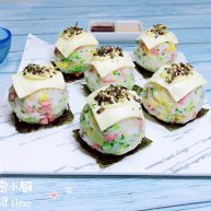 西兰花芝士饭团