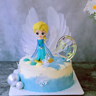 艾莎生日蛋糕