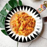 宝宝辅食—番茄和牛蛋炒饭