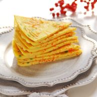 胡萝卜虾皮鸡蛋饼