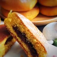 南瓜豆沙味喜饼