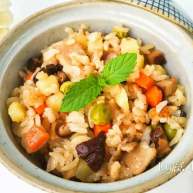 宝宝辅食香菇土豆焖肉饭