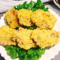 宝宝辅食香菇小米营养肉饼