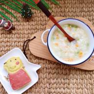 宝宝辅食鲜虾疙瘩汤