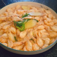 太湖三白盐水白米虾