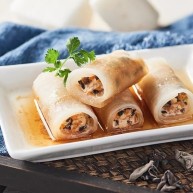 白萝卜鸡肉卷