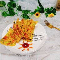 百变鸡蛋火腿肠虾皮鸡蛋饼