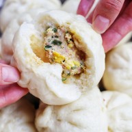 韭菜猪肉鸡蛋包子