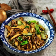 香菇炒肉片