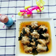裙带菜蒸鸡腿肉