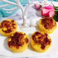 玫瑰花玉米面小蛋糕