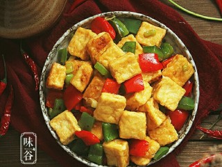 16、蚝油一口豆腐,成品……