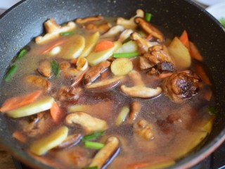 10、家常黄焖鸡,加适量水