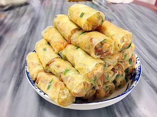 15、客家腐皮卷,全部按之前步骤包好。