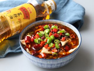 18、水煮肉片,完成。
