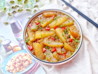 15、红烧冬瓜,做法简单，赶紧做起来吧。