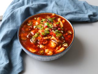 18、水煮鱼片,完成。