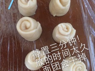 14、火腿伍仁月饼,静置两三分钟吧 太久面团干了就不好擀