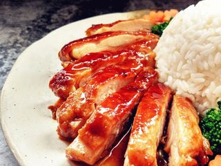 12、日式照烧鸡腿饭,成品图