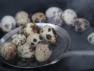 4、茄汁鹌鹑蛋,捞出