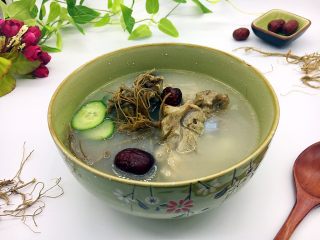 17、#咸食# 田七大枣煲猪骨汤,成品图