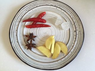 2、豉油鸡,准备配料