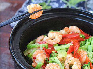 12、西兰花炒虾球,太好吃啦