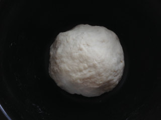 8、灌汤包,加入温水揉成团，覆盖保鲜膜醒10分钟