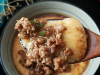 13、肉末蛋羹,很好吃